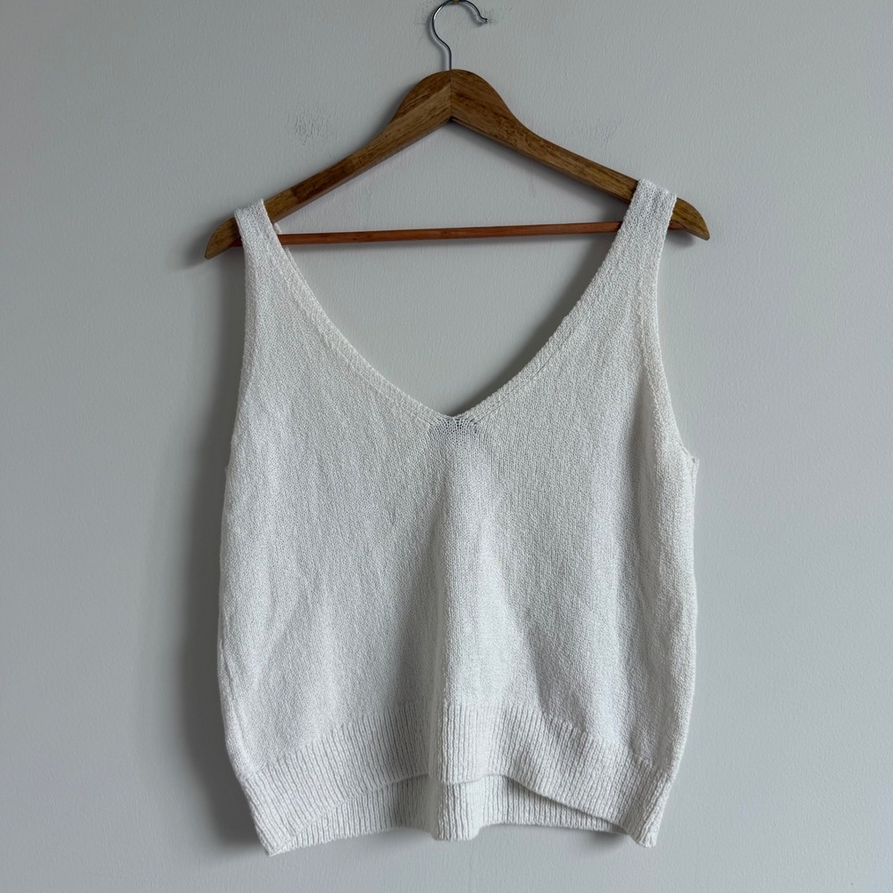 Women's Rails Maise Cotton Top in White Size Medium - Picture 8 of 8